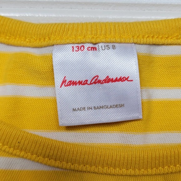 Hanna Andersson Floral and Stripe Pocket Dress - Picture 2 of 6